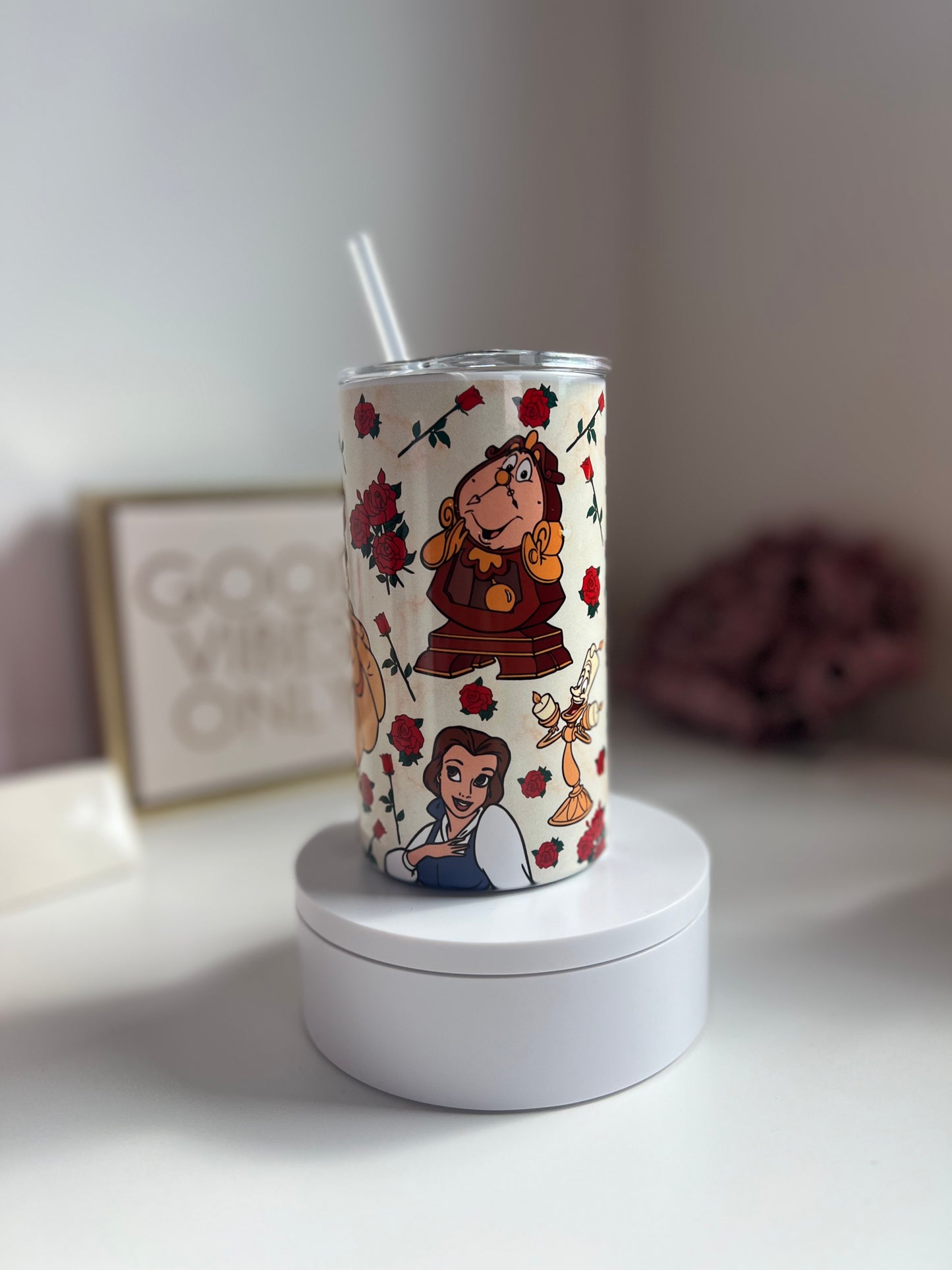 Beauty and the beast Tumbler 10oz￼