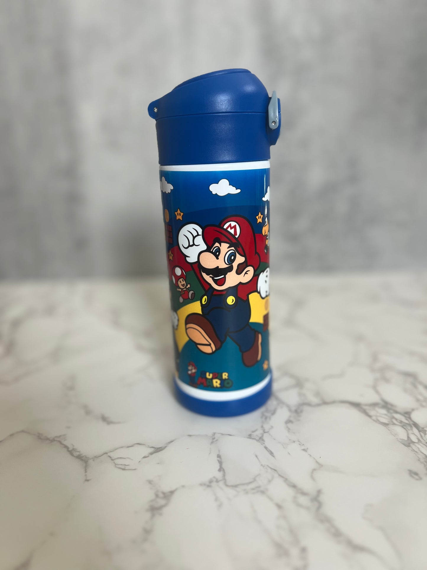 Super Mario Bros 12 oz water bottle