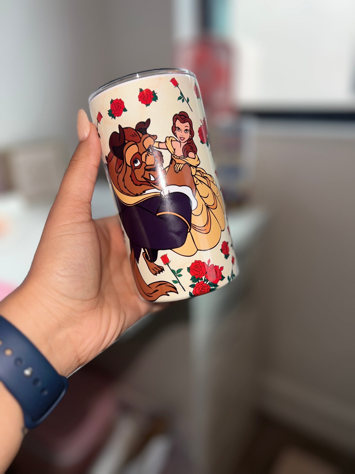 Beauty and the beast Tumbler 10oz￼