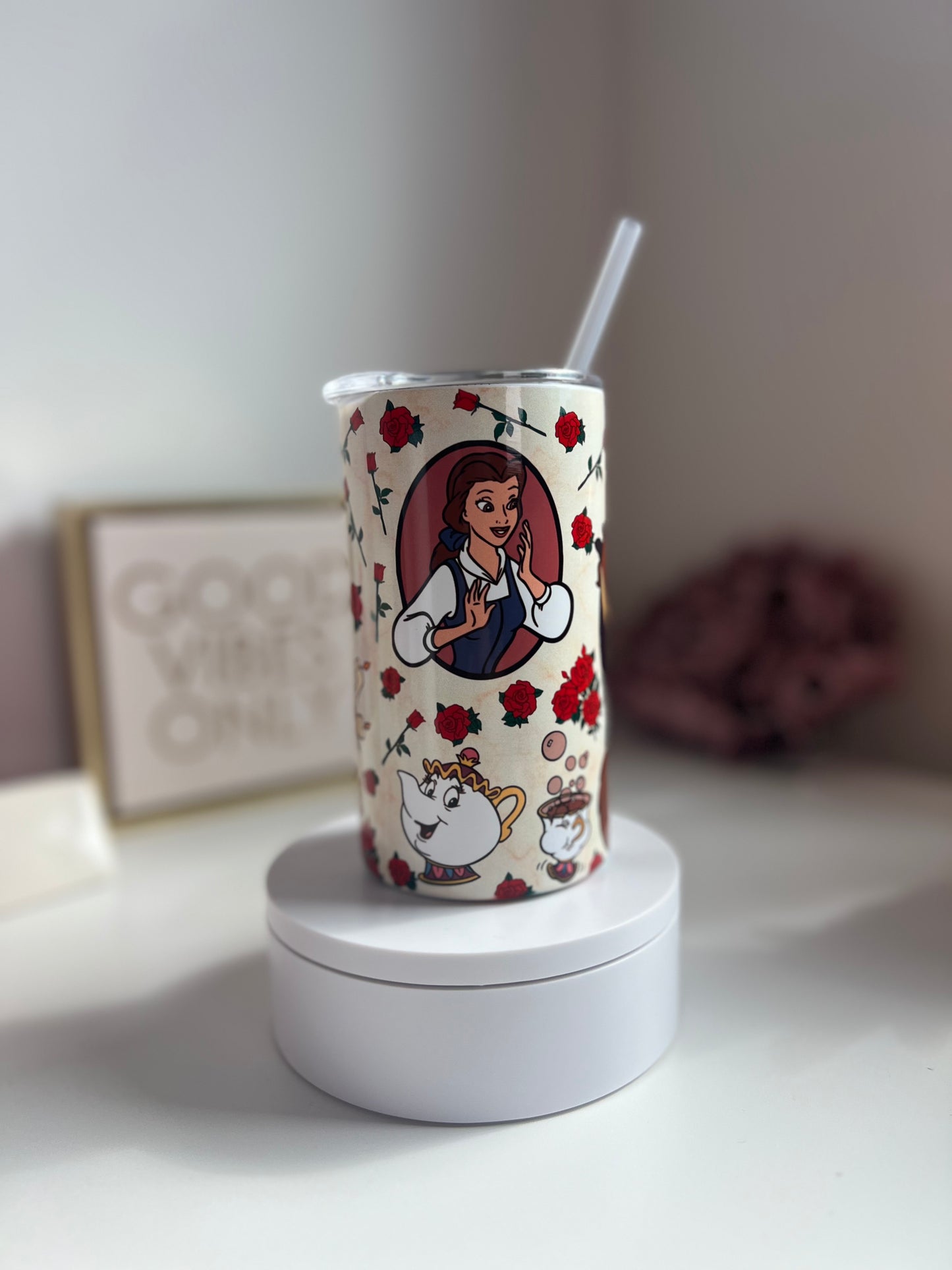 Beauty and the beast Tumbler 10oz￼