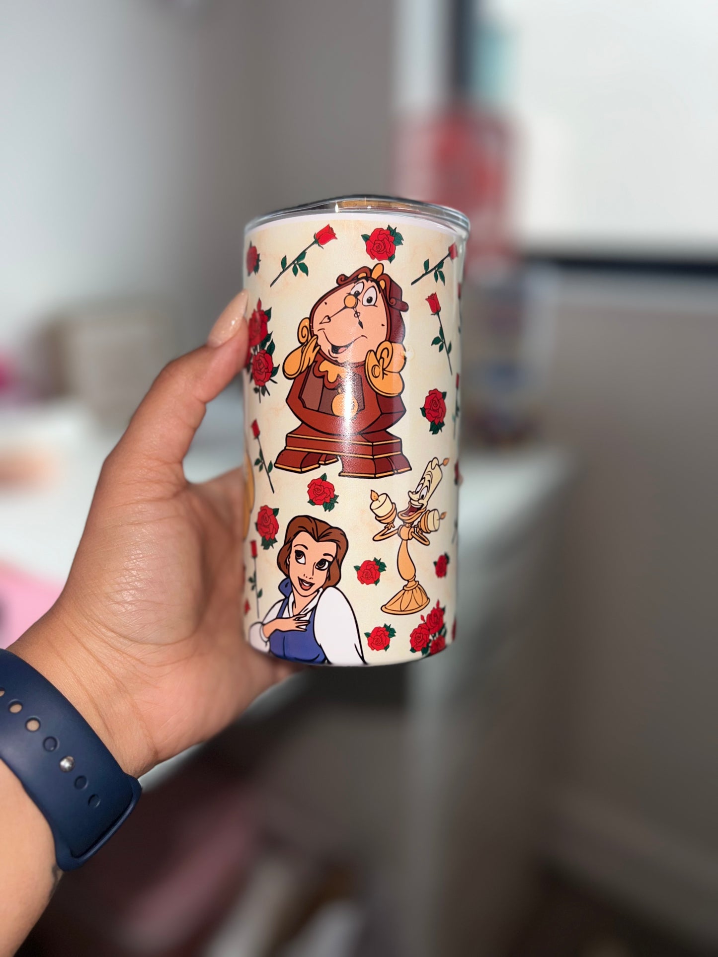 Beauty and the beast Tumbler 10oz￼