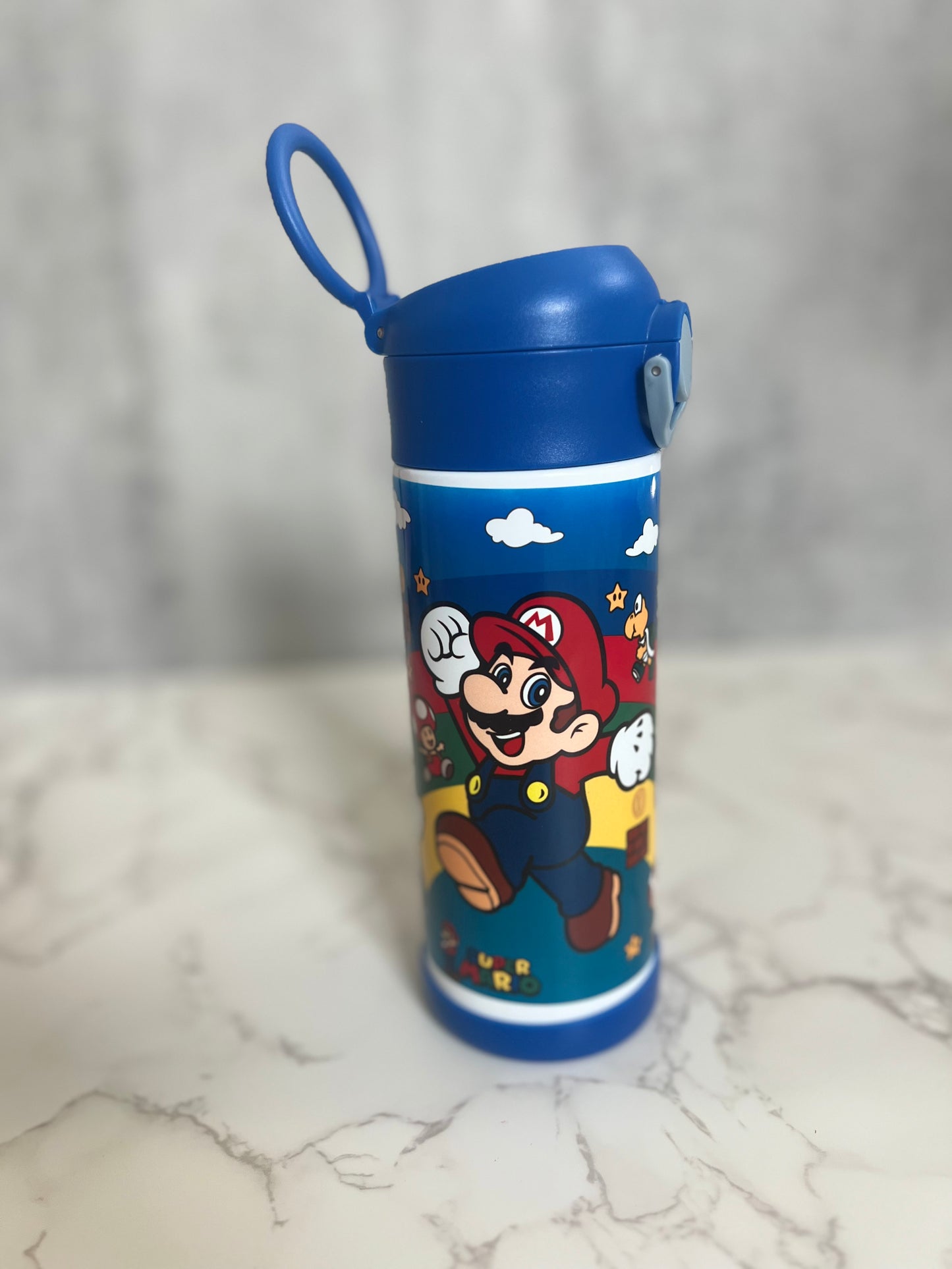 Super Mario Bros 12 oz water bottle