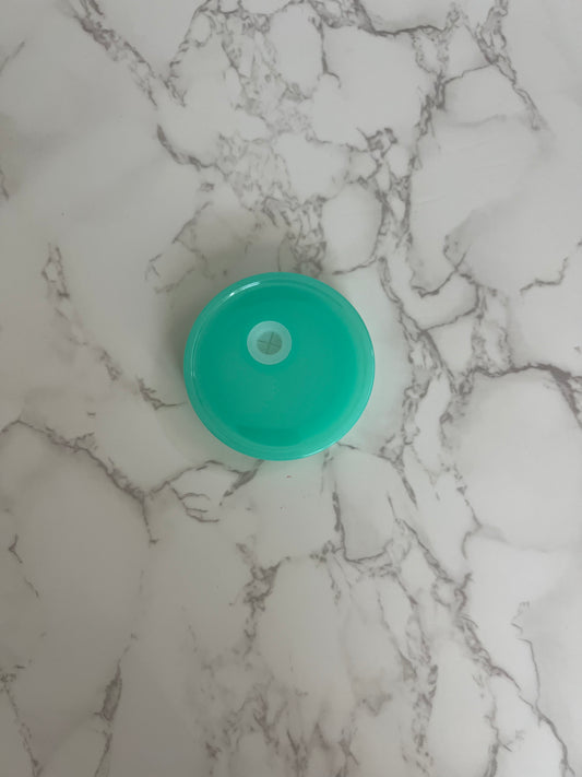 Turquoise Acrylic lid